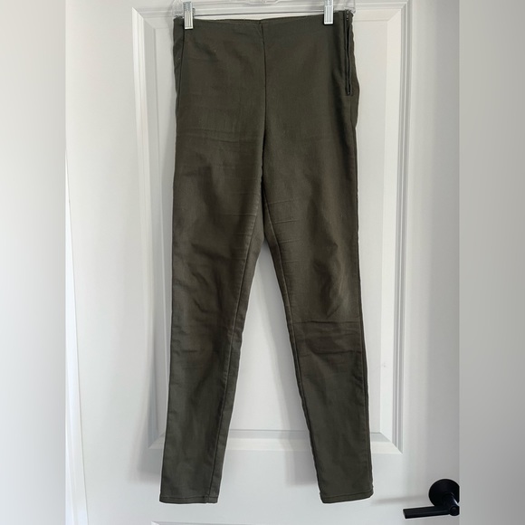 Olive Green and Maroon Dress Pants Set - Picture 1 of 2